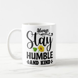Humble Asf Minimalist Statement for a Grounded Lif Coffee Mug