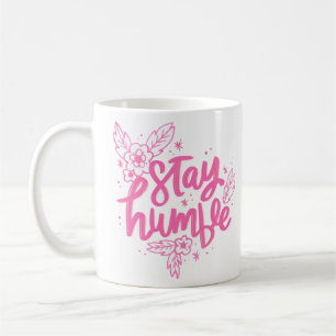 Humble Asf Minimalist Statement for a Grounded Lif Coffee Mug