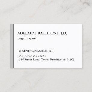 Humble, Basic & Minimalist Business Card