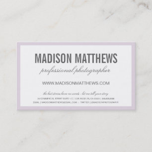 HUMBLE BUSINESS CARDS