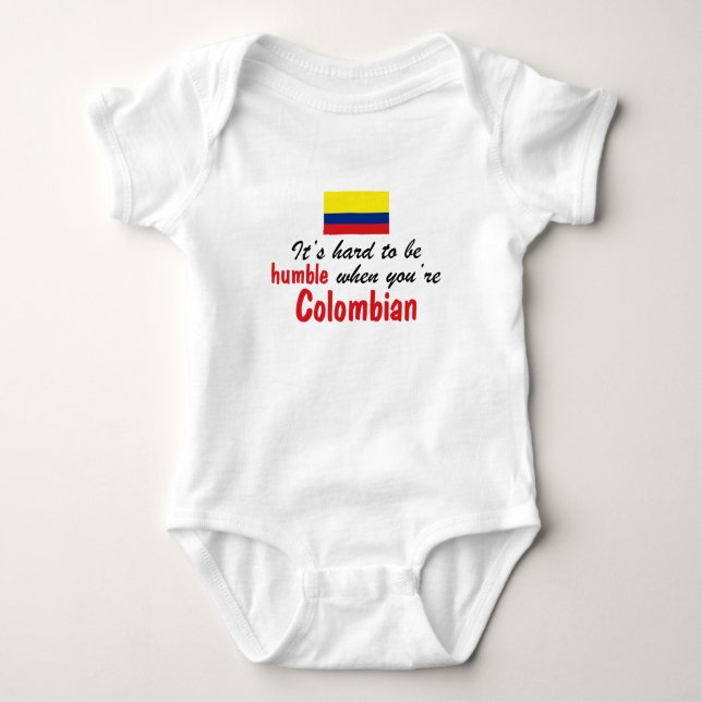 Humble Colombian Baby Bodysuit (Front)