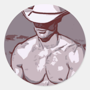 Humble Cowboy Classic Round Sticker