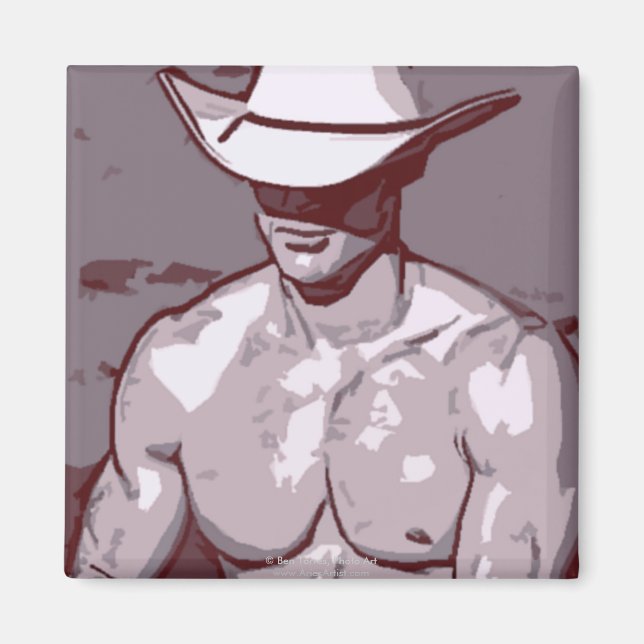 Humble Cowboy Magnet (Front)