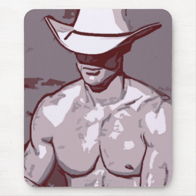 Humble Cowboy Mouse Mat (Front)