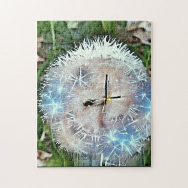 Humble dandelion clock photo jigsaw puzzle. jigsaw puzzle (Vertical)