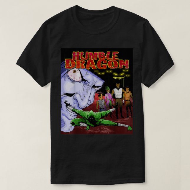 Humble Dragon  T-Shirt (Design Front)
