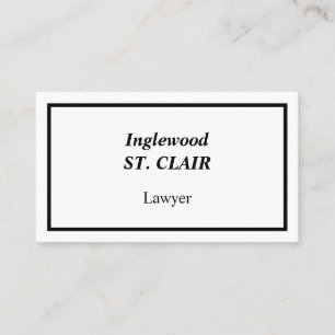 Humble, Law Professional Business Card