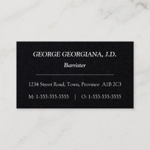 Humble Law Professional Business Card