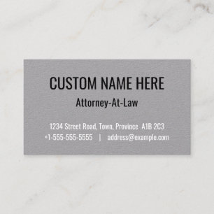 Humble, Legal Professional Business Card