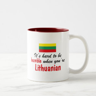 Humble Lithuanian Two-Tone Coffee Mug
