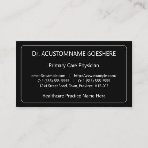 Humble, Medical Specialist Business Card