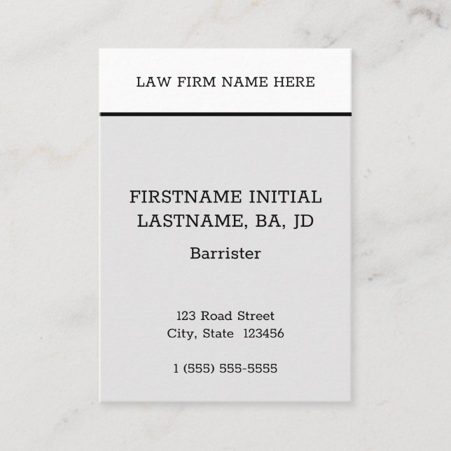 Humble, Minimal Business Card (Front)