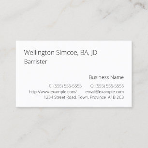 Humble & Minimal Professional Business Card