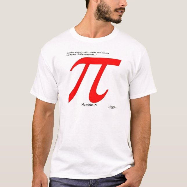 Humble Pi R Square Funny T-Shirt (Front)