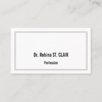 Humble Professional Business Card