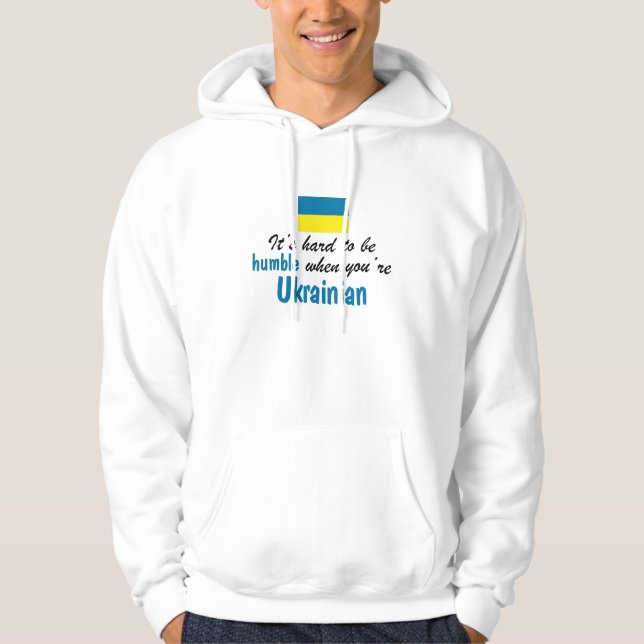 Humble Ukrainian Hoodie (Front)