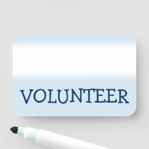 Humble "VOLUNTEER" Name Tag