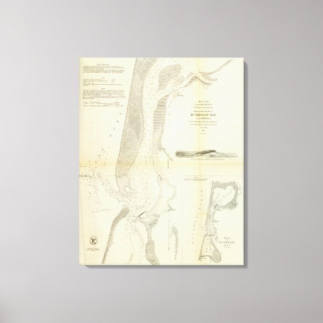Humboldt Bay, Calif Canvas Print (Front)