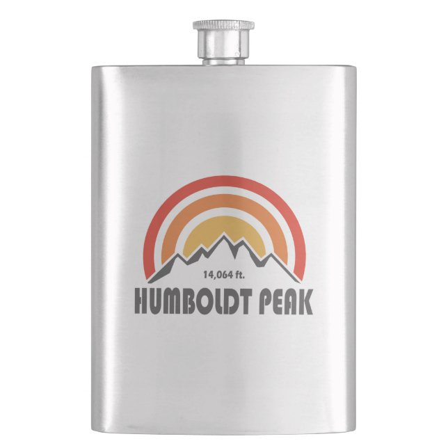 Humboldt Peak Hip Flask (Front)