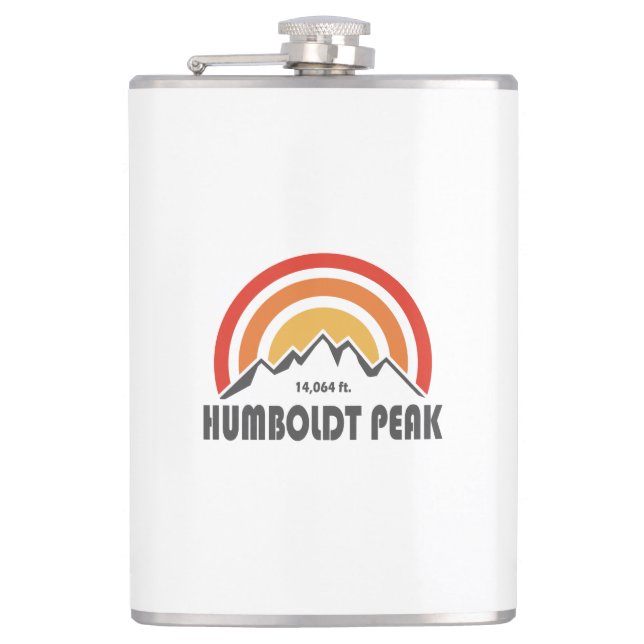 Humboldt Peak Hip Flask (Front)
