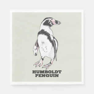 Humboldt penguin napkin