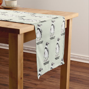 Humboldt penguin short table runner