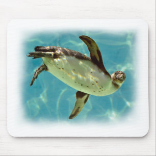Humboldt penguin swimming mouse mat