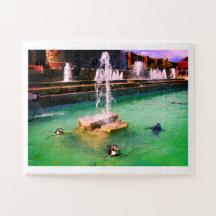 Humboldt penguins birds jigsaw puzzle
