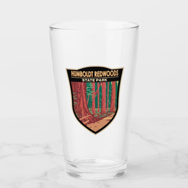 Humboldt Redwoods State Park Avenue of the Giants  Glass (Front)