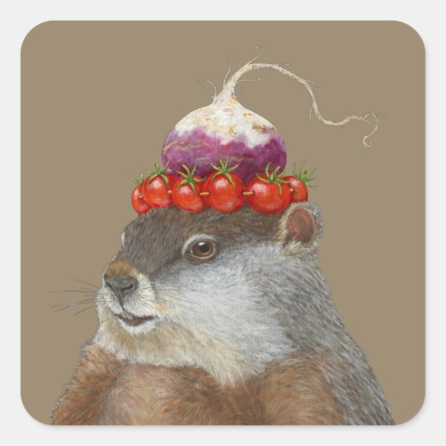 Humboldt the groundhog stickers (Front)