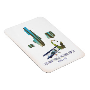 Humboldt-toiyabe national forest Nevada Map Magnet