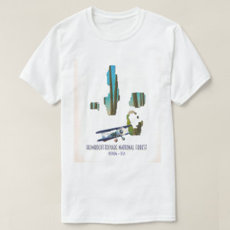 Humboldt-toiyabe national forest Nevada Map T-Shirt
