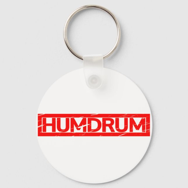 Humdrum Stamp Key Ring (Front)