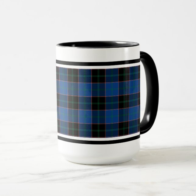 Hume Clan Tartan Mug (Front Right)