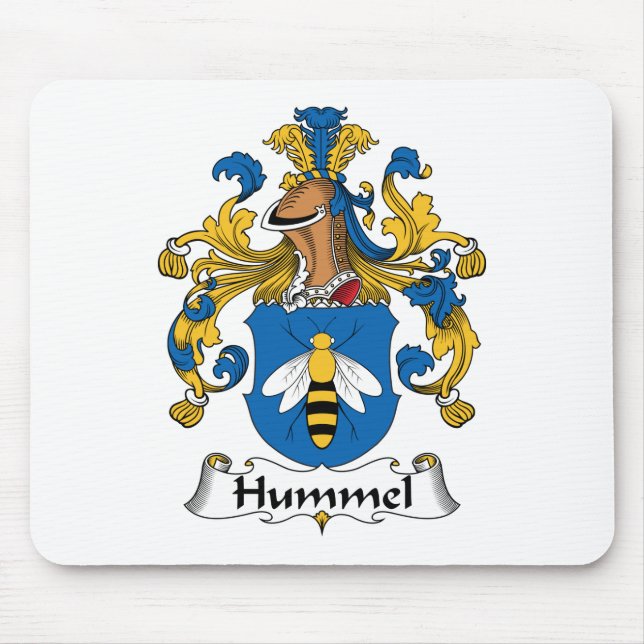 Hummel Family Crest Mouse Mat (Front)