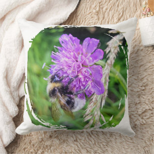 Hummeltraum – Zierkissen mit Naturfoto Cushion