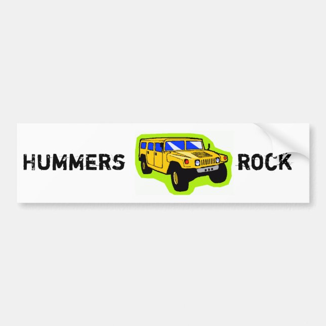 Hummer Bumper Sticker (Front)
