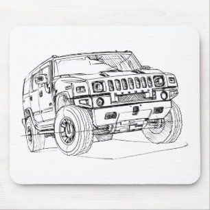 Hummer H2 Mouse Mat