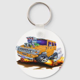 Hummer H2 Orange Truck Key Ring