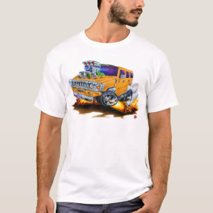 Hummer H2 Orange Truck T-Shirt