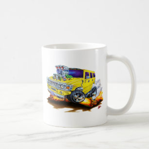 Hummer H2 Yellow Truck Coffee Mug