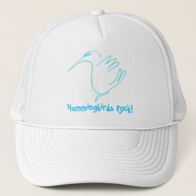 Hummer, Hummingbirds Rock! Trucker Hat (Front)