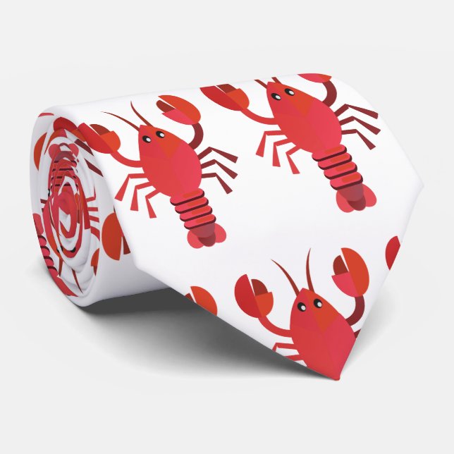 Hummer Languste lobster Tie (Rolled)