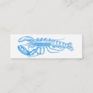 Hummer light blue series mini business card