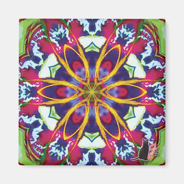 Hummers Kaleidoscope Magnet (Front)