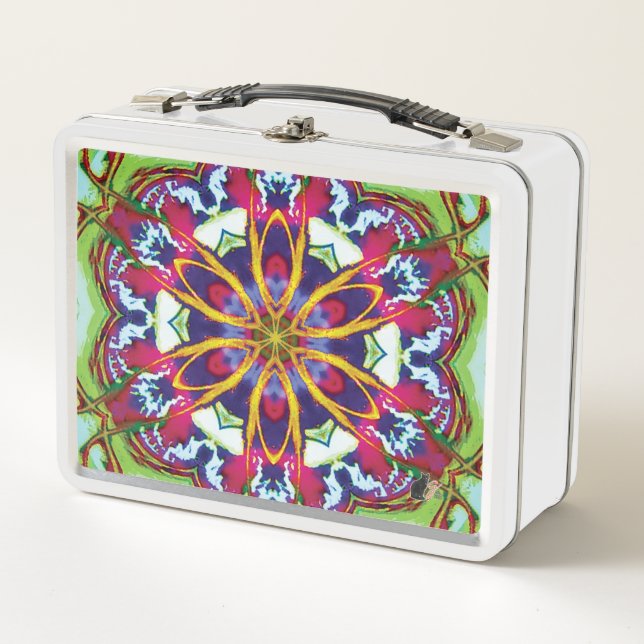 Hummers Kaleidoscope Metal Lunchbox (Front)