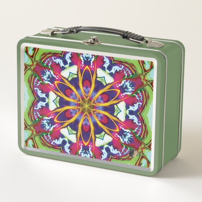 Hummers Kaleidoscope Metal Lunchbox (Front)