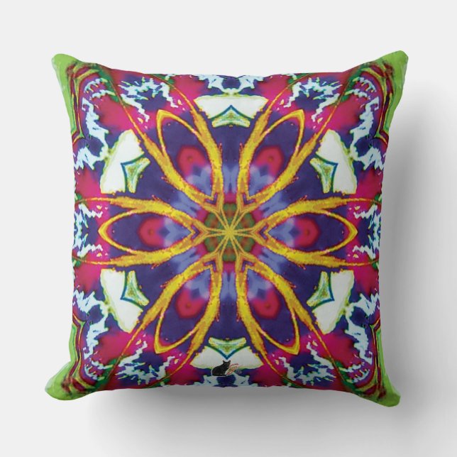 Hummers Kaleidoscope Pillow (Front)