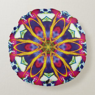 Hummers Kaleidoscope Round Cushion