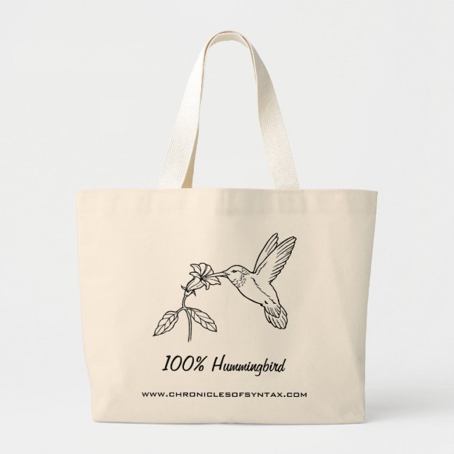 Humming bird bag - Chronicles of Syntax (Front)